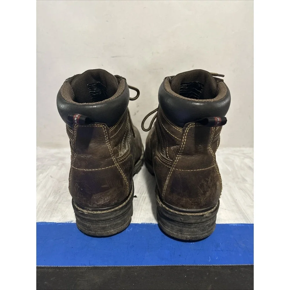 Wolverine Brown Nolan Steel Toe Waterproof Work Boots  Men's 10EW Wear